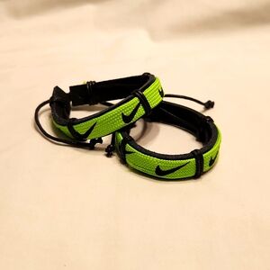 Set of 2 Nike leather bracelets